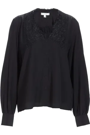 Frame Lace Collar Blouse - Größe L