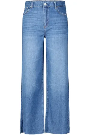 Adriano Goldschmied Cropped Wide-Leg Jeans Saige - Größe 25
