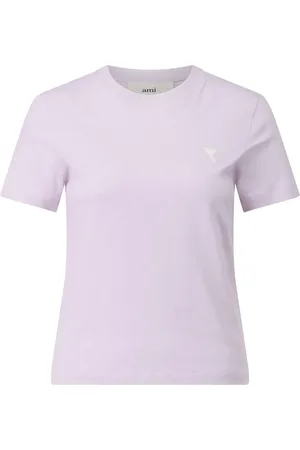 Ami T-Shirt mit Logo-Stick - Größe S