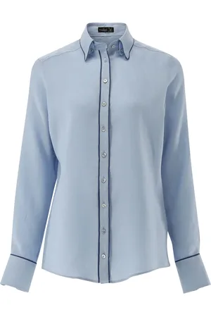 Van Laack Bluse Modern Fit Uni - Größe 36