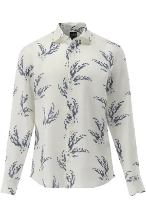 Van Laack Hemd Tailor Fit Druck - Größe L