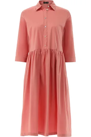 Van Laack Kleid Modern Fit Uni koralle - Größe 32