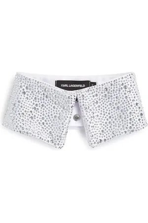 Karl Lagerfeld Tücher & Schals - STRASS-KRAGEN, HANDVERLESEN VON HUN KIM - Gr. unisize - in - für Damen
