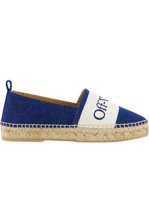 OFF-WHITE Loafer - Dames Bookish Espadrille Blauw/Wit - Gr. 37 (EU) - in - für Damen