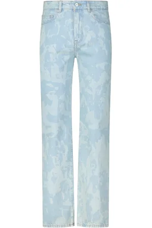 Lacoste Jean straight fit denim motif imprime - Größe 30/32