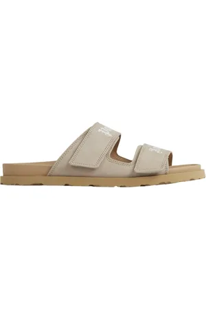 Palm Angels Slipper & Pantoletten - Logo Nubuck Sandals - Gr. 40 (EU) - in - für Damen