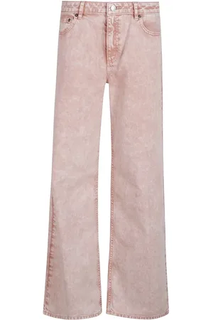 Michael Kors Relaxed Wide Leg Jeans Pink & Purple - Größe 4