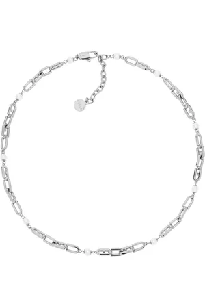 Furla Halskette - Halskette Chained Logo - Gr. unisize - in Silber - für Damen