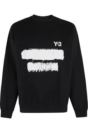 Y-3 Relaxed Fit Black Crewneck Sweatshirt - Größe M