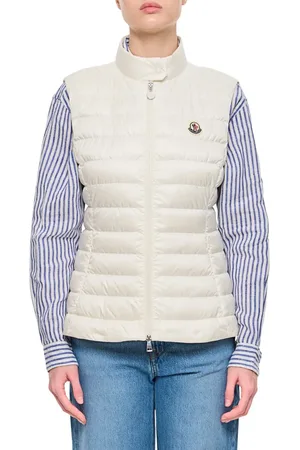 Moncler White Padded Waistcoat - Größe 1
