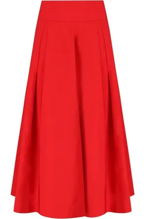 Essentiel Antwerp Hosanna Red Midi Skirt - Größe 36