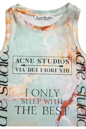 Acne Studios Tank Top Pastel Green/multicolor - Größe M/L