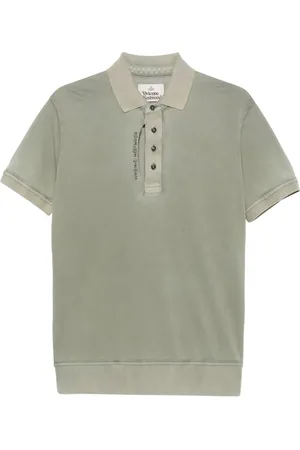 Vivienne Westwood Ripped Polo Green - Größe L