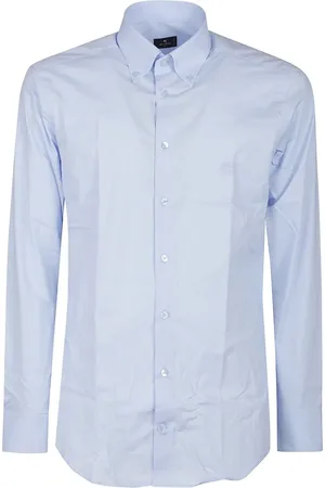 Etro Fuji Long Sleeve Botton Down Logo Shirt - Größe 39