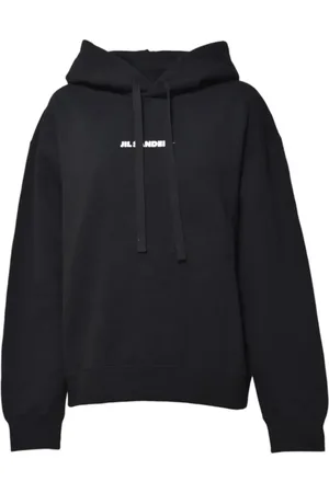 Jil Sander Black Cotton Crewneck Sweatshirt - Größe M