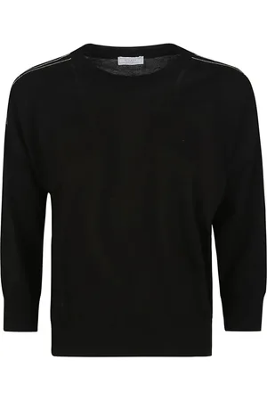 PESERICO SIGN Pure Cotton Crepe Yarn Sweater - Größe 38