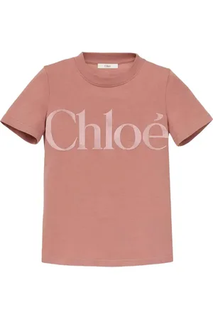 Chloé Cotton Logo T-shirt - Größe S