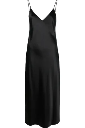 Joseph Clea Silk Satin Flared Dress - Größe 36