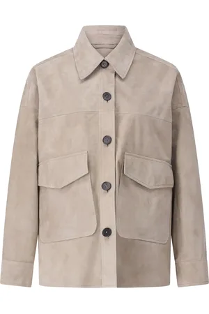 arma leder Overshirt Kaylee aus Veloursleder - Größe 36