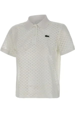 Lacoste T-Shirts And Polos White - Größe 34