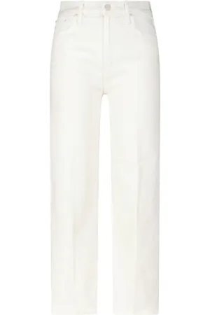 Mother Cropped Straight-Leg Jeans - Größe 24