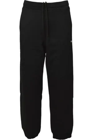 Msgm Black Cotton Track Pants - Größe L