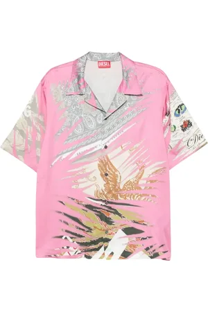 Diesel S Ulf Shirt Pink - Größe 48