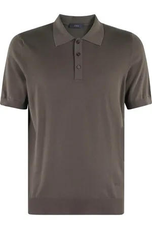 FAY Classic Cotton Knit Polo - Größe 46