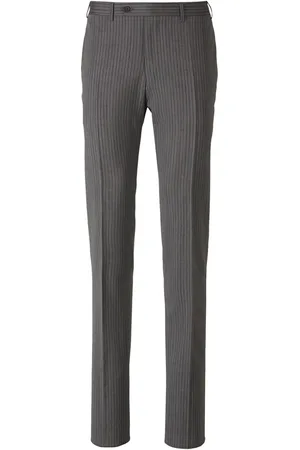 CANALI Striped Wool Trousers - Größe 46