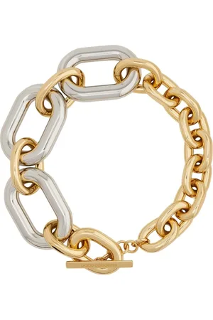 Paco rabanne Halskette - Bold And Silver Knitted Link Necklace - Gr. unisize - in - für Damen