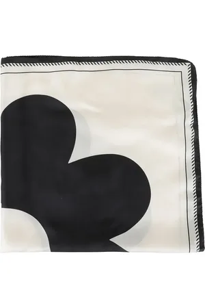 Marni Tücher & Schals - Two-Tone Silk Foulard With Floral Design - Gr. unisize - in - für Damen