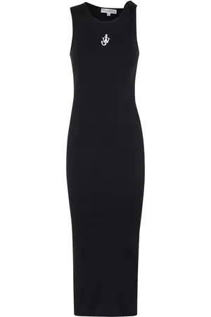 J.W.Anderson Anchor Embroidery Twisted Strap Midi Dress - Größe XS