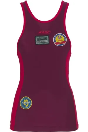 MARTINE ROSE Swim Vest Red Burgundy - Größe M