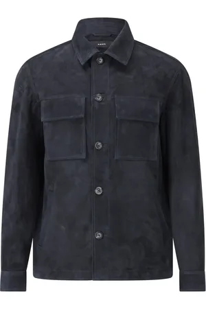 arma leder Overshirt Mex aus Lamm-Velours - Größe 48