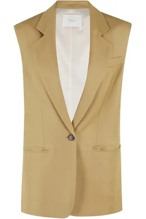 TELA Noto Button-Closure Gilet With Front Pockets - Größe 38