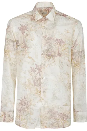 Etro Roma Long Sleeve Shirt Brown - Größe 39