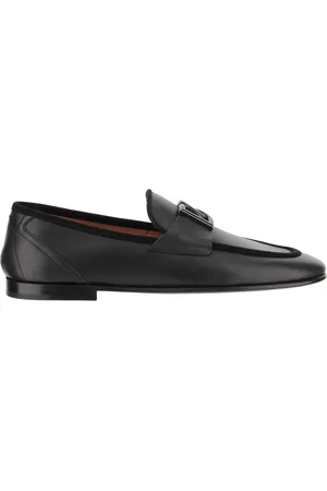 Dolce & Gabbana Loafer - Dg Logo Leather Loafers - Gr. 40 (EU) - in - für Damen