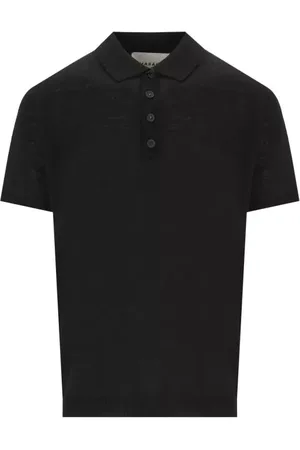 AMARANTO Linen Poloshirt - Größe XL