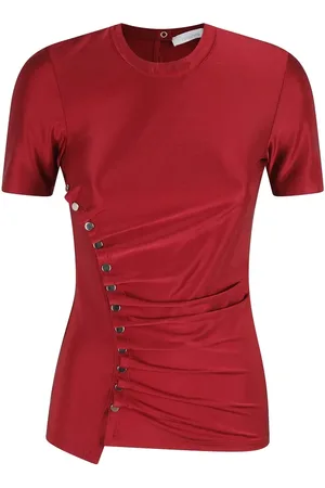 Paco rabanne Draped Front T-Shirt - Größe 36