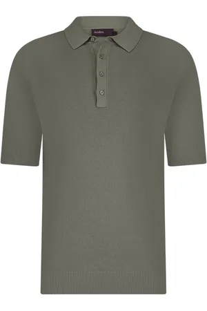 Aeden Bruces Knit Polo Vetiver - Größe L