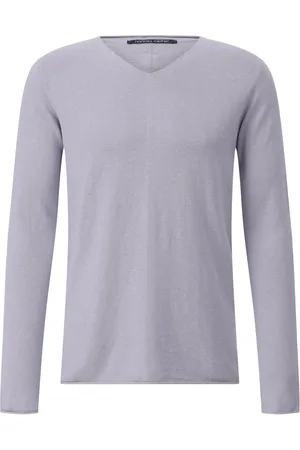 HANNES ROETHER Pullover aus Baumwoll-Leinenmix - Größe L
