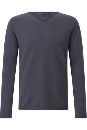 HANNES ROETHER Pullover aus Baumwoll-Leinenmix - Größe L