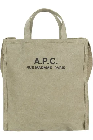 A.P.C. Totes & Shopper - Spacious Khaki Raw Cotton Tote Bag - Gr. unisize - in - für Damen