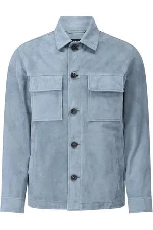 arma leder Overshirt Mex aus Lamm-Velours - Größe 48