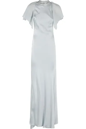 AMEN Satin Dress With Swarovski Accents - Größe 42