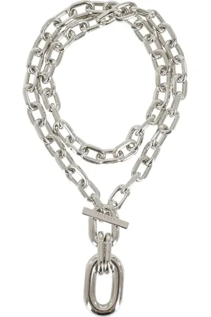 Paco rabanne Halskette - XL Link Necklace - Gr. unisize - in Silber - für Damen