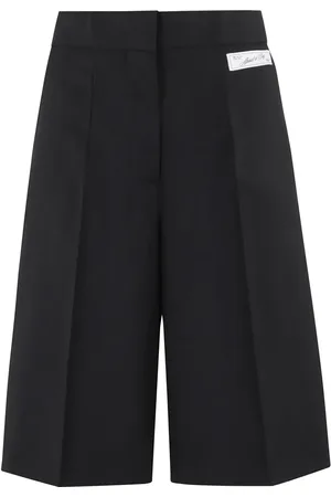 ERIKA CAVALLINI Tailored Bermuda Shorts With Pressed Front Crease - Größe 40