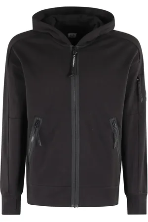 C.P. Company Diagonal Raised Fleece Full Zip Hooded - Größe L