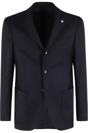 L.B.M. 1911 Tailored Navy Jacket With Classic Lapel - Größe 46