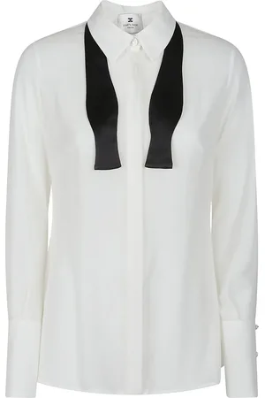 Elisabetta Franchi Long Sleeve Shirt White - Größe 40